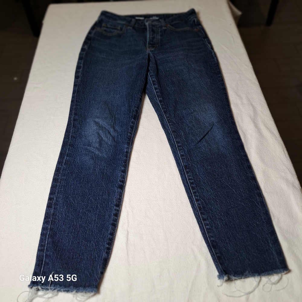 Old Navy Dark Blue Straight Leg Jeans